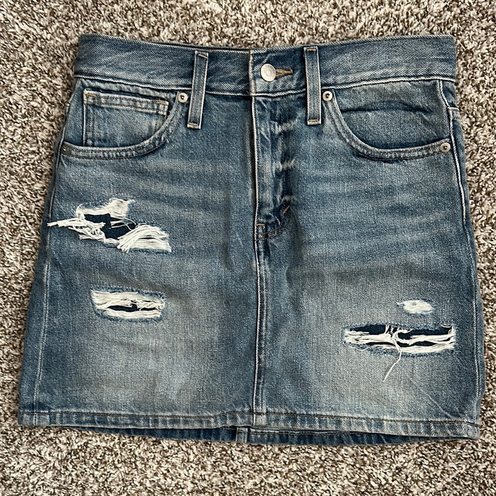 Madewell Jean Skirt
